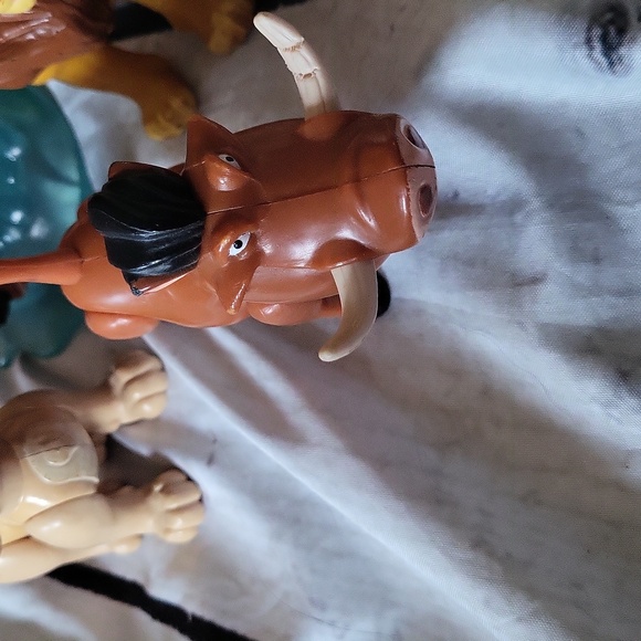 VTG Disney Lion King PVC Play Set Figures Plastic Lot of 8 - Picture 2 of 6